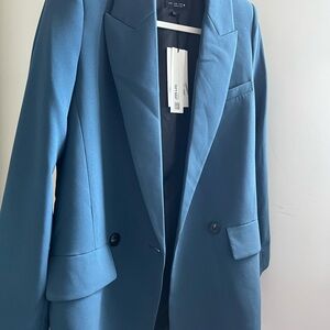 Zara Teal Blazer for Women